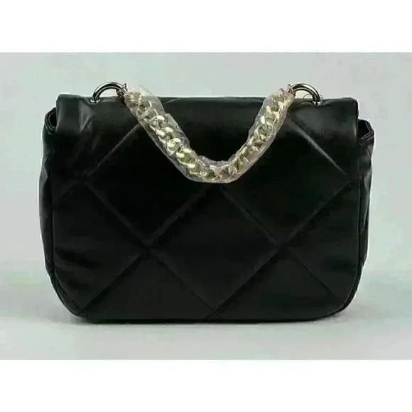 NEW! Badgley Mischka Womens Diamond-Quilted Chain Crossbody Bag NWT $149 - Picture 2 of 4